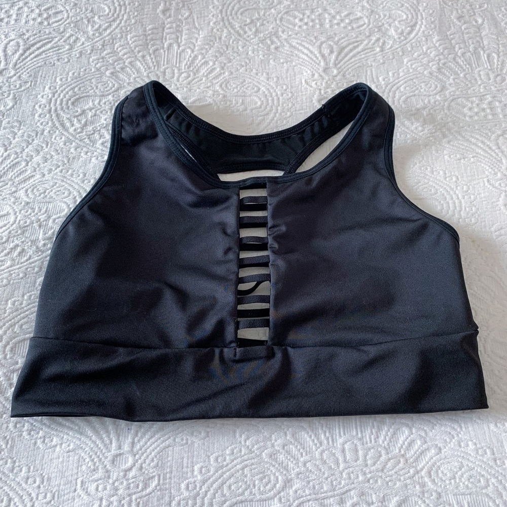 Victoria’s Secret Black Cut Out Sports Bra